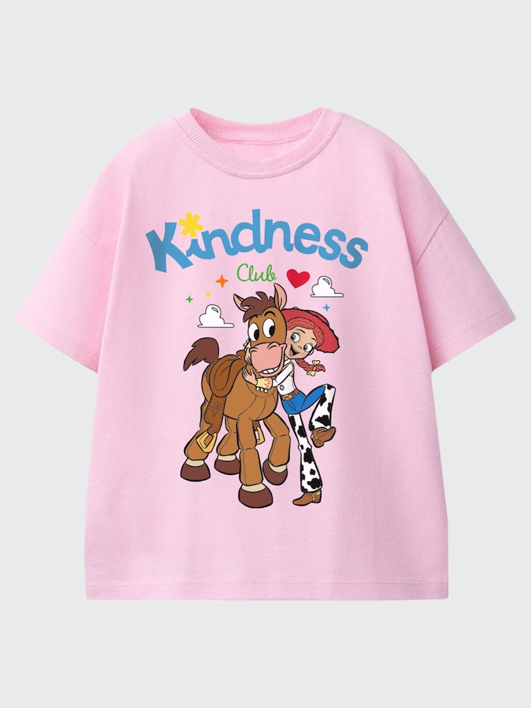 Rags & Rascals Pink Disney Toy Story Jessie Kindness T-Shirt - Image 1 of 3 Rags & Rascals Pink Disney Toy Story Jessie Kindness T-Shirt - Image 1 of 3