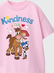 Rags & Rascals Pink Disney Toy Story Jessie Kindness T-Shirt - Image 2 of 3