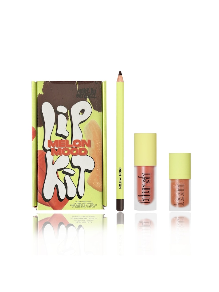 Made By Mitchell Melon Mood Lip Kit (Worth £38) - Image 1 of 3 Made By Mitchell Melon Mood Lip Kit (Worth £38) - Image 1 of 3
