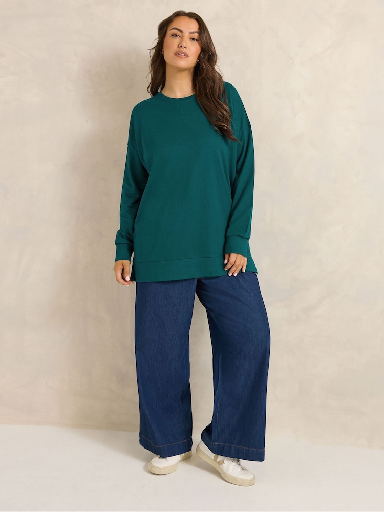 Evans Green Luxe Sweatshirt - Image 2 of 5 Evans Green Luxe Sweatshirt - Image 2 of 5