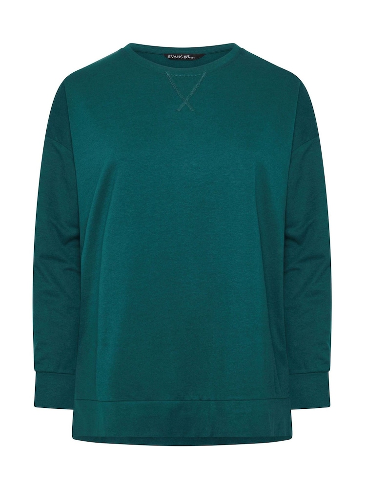 Evans Green Luxe Sweatshirt - Image 5 of 5 Evans Green Luxe Sweatshirt - Image 5 of 5