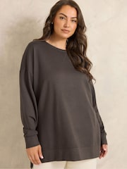 Evans Brown Luxe Sweatshirt - Image 1 of 5