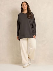Evans Brown Luxe Sweatshirt - Image 2 of 5