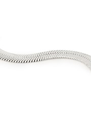 AllSaints Silver Tone Signature Snake Chain Collar Necklace - Image 5 of 5