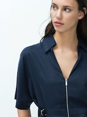 French Connection Blue Yassie Utility Shirt - Image 3 of 6