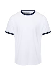 Threadbare מארז של 2 חולצות טי מסיב כותנה עם צווארון עגול בצבע מנוגד - תמונה 4 מתוך 5