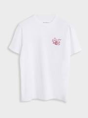 Threadbare Blue Cotton Crew Neck Graphic T-Shirts 3 Pack - Image 6 of 7