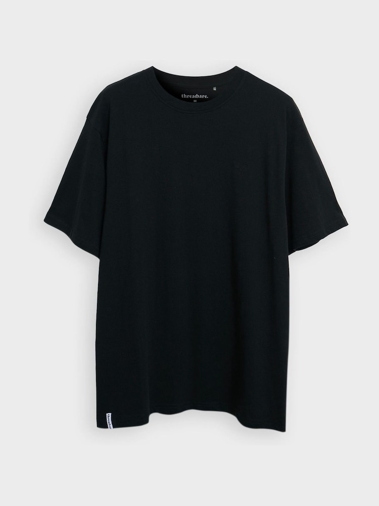 Threadbare Blue Cotton Crew Neck T-Shirts 5 Pack - Image 2 of 7