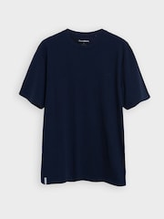 Threadbare Blue Cotton Crew Neck T-Shirts 5 Pack - Image 5 of 7