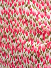 French Connection Pink Noelle Plisse Peplum Hem Skirt - Image 3 of 6