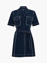 French Connection Azra Patch Pocket Mini Dress - Imaginea 5 din 5