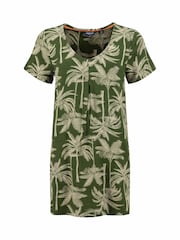 Weird Fish Green Annuri Lightweight Printed Tunic - Image 7 of 8