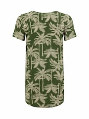 Weird Fish Green Annuri Lightweight Printed Tunic - Image 8 of 8