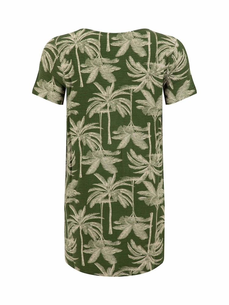 Weird Fish Green Annuri Lightweight Printed Tunic - Image 8 of 8 Weird Fish Green Annuri Lightweight Printed Tunic - Image 8 of 8