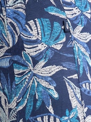 Weird Fish Blue Ares Printed Jersey A-Line Maxi Skirt - Image 6 of 6