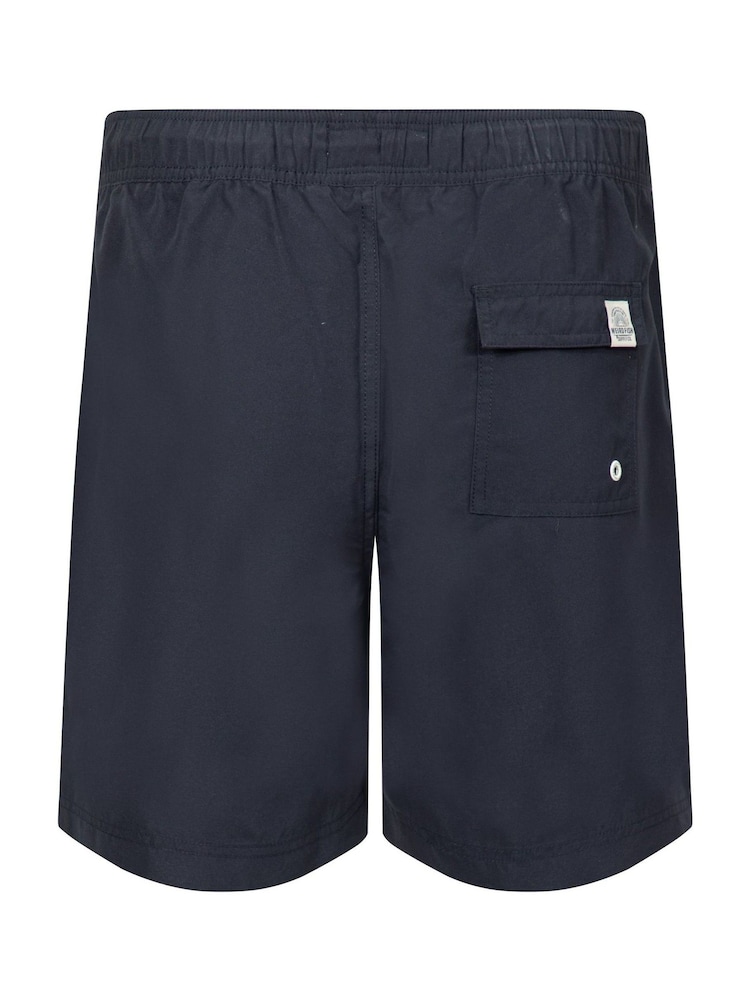 Weird Fish Blue Banning Swim Shorts - Image 7 of 7 Weird Fish Blue Banning Swim Shorts - Image 7 of 7