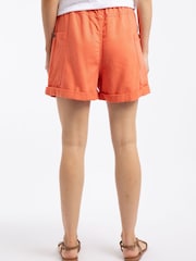 Weird Fish Orange Cynthia Cotton Twill Shorts - Image 4 of 6