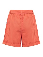 Weird Fish Orange Cynthia Cotton Twill Shorts - Image 6 of 6