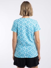 Weird Fish Sky Blue Merica Printed Jersey T-Shirt - Image 2 of 7