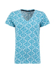 Weird Fish Sky Blue Merica Printed Jersey T-Shirt - Image 6 of 7