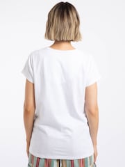 Weird Fish White Running Horses Front Print Graphic T-Shirt - Image 3 of 7
