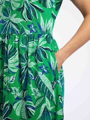 Weird Fish Celsia Printed Jersey Scoop Midi Dress - Bild 5 von 7