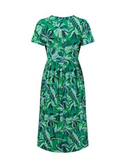 Weird Fish Celsia Printed Jersey Scoop Midi Dress - Bild 7 von 7
