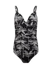 Weird Fish Black Penelope Printed Swimsuit - Image 6 of 7