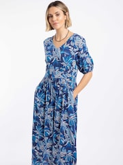 Weird Fish Dilsha Printed Midi Dress - Bild 1 von 7
