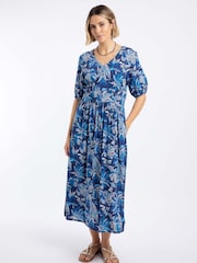 Weird Fish Dilsha Printed Midi Dress - Bild 3 von 7