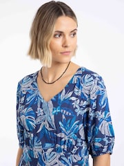 Weird Fish Dilsha Printed Midi Dress - Bild 4 von 7