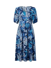 Weird Fish Dilsha Printed Midi Dress - Bild 6 von 7