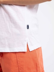 Weird Fish White Lomie Embroidered T-Shirt - Image 5 of 5