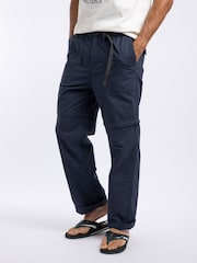 Weird Fish Blue Wade Ripstop Zip Off Trousers - Image 2 of 8