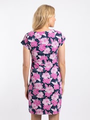 Weird Fish Pink Tallahassee Printed Jersey Dress - Image 2 of 5