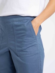Weird Fish Blue Kinnie Flat Fronted Shorts - Image 4 of 8