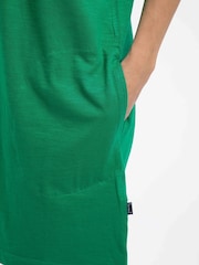 Weird Fish Green Nayal Embroidered Jersey Shift Tunic - Image 5 of 7