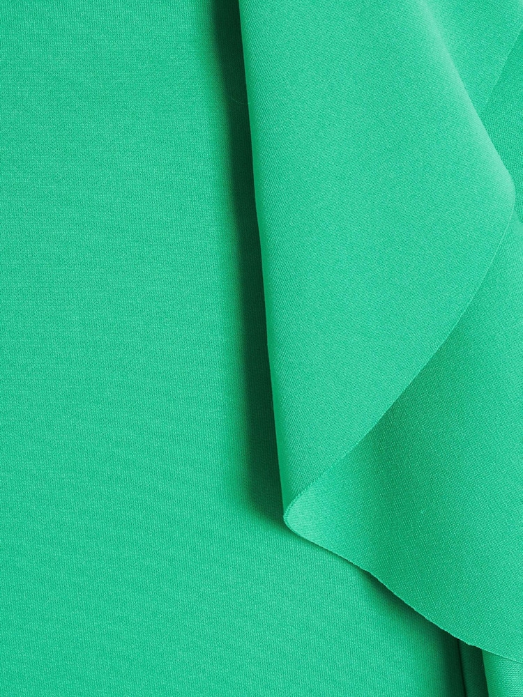 Quiz Green Bardot Frill Midi Dress - Image 6 of 6