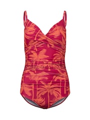 Weird Fish Orange Penelope Printed Swimsuit - Image 7 of 8