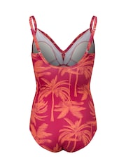 Weird Fish Orange Penelope Printed Swimsuit - Image 8 of 8