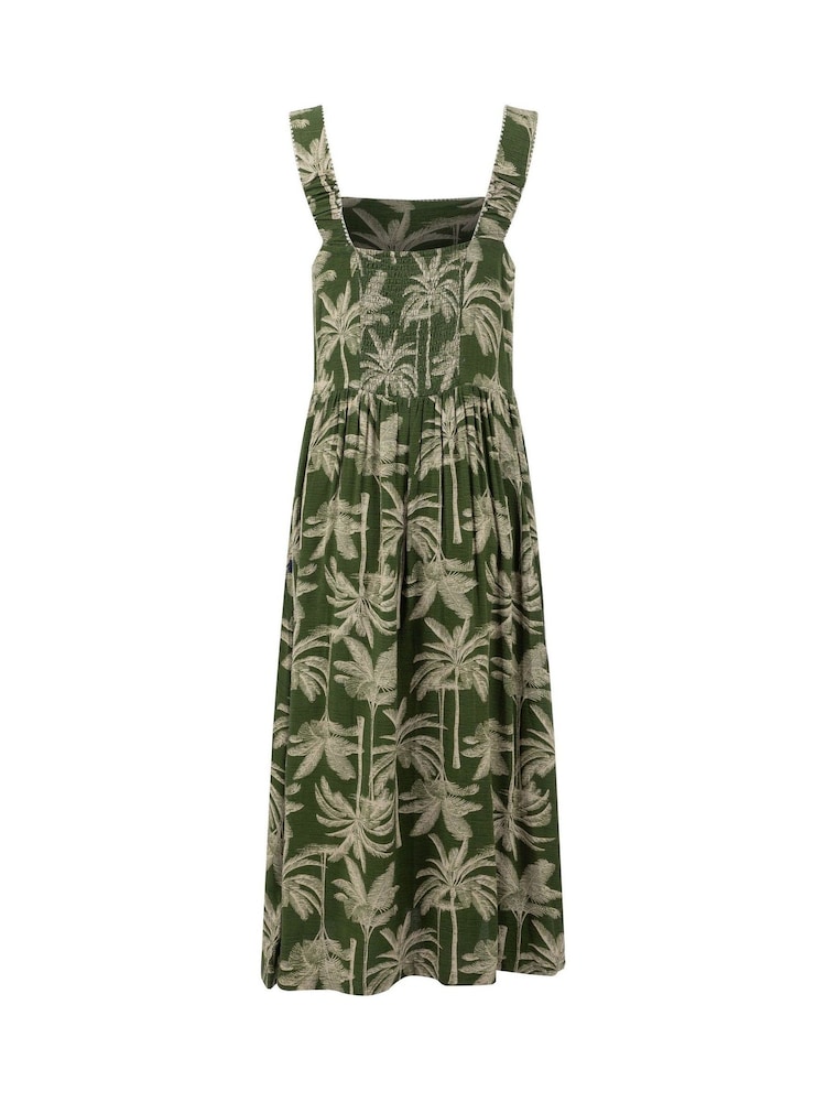 Weird Fish Tatum Printed Square Neck Midi Dress - Bild 8 von 8