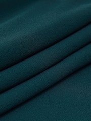 Reiss Teal Green Ellery One-Shoulder Draped Mini Dress - Image 6 of 6