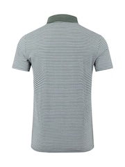 Weird Fish Green Virgil Striped Polo Shirt - Image 7 of 7