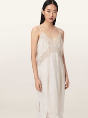 AllSaints White Samia Dress - Image 1 of 5