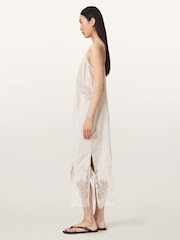 AllSaints White Samia Dress - Image 3 of 5