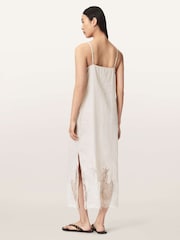AllSaints White Samia Dress - Image 4 of 5
