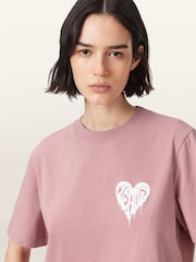 AllSaints Pink Trip Lisa T-Shirt - Image 1 of 8