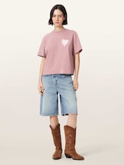 AllSaints Pink Trip Lisa T-Shirt - Image 3 of 8