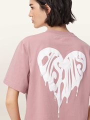 AllSaints Pink Trip Lisa T-Shirt - Image 5 of 8