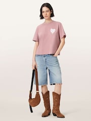 AllSaints Pink Trip Lisa T-Shirt - Image 7 of 8